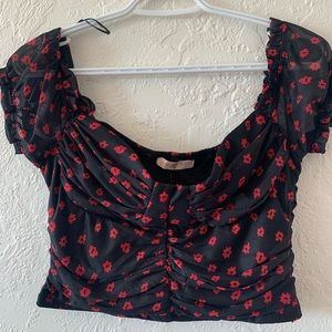 Verge Girl Floral Crop